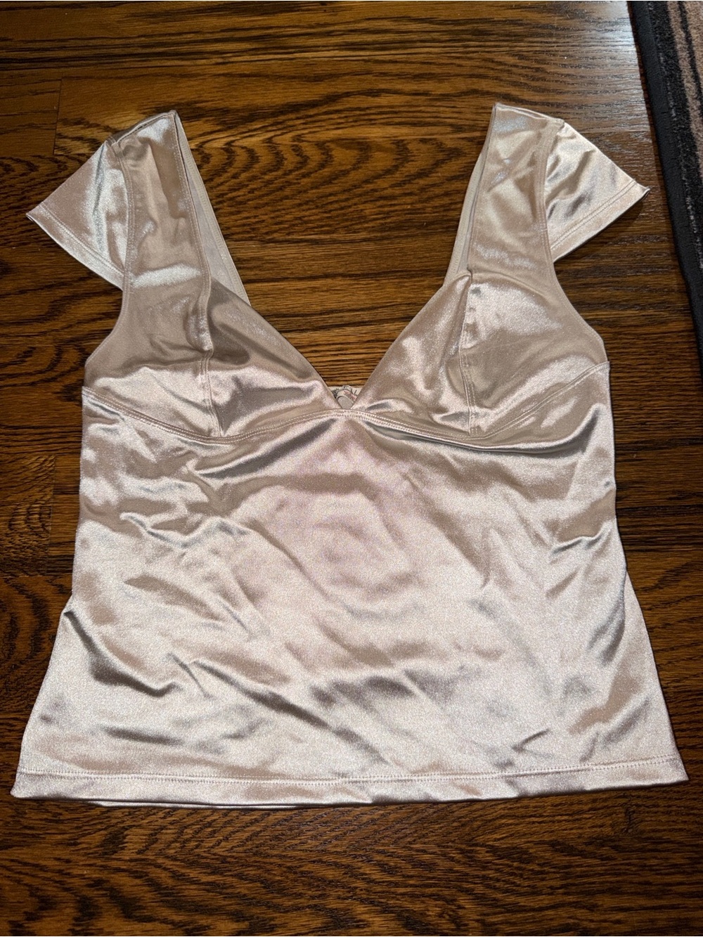 Free People Intimately Duo Corset Cami - Silver Casino